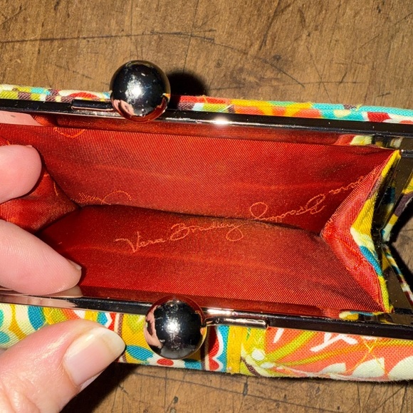 Vera Bradley Vintage Crossbody Saddle Up Purse and Wallet in Provincial Print - Picture 9 of 12